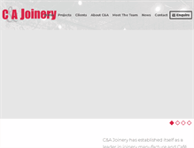 Tablet Screenshot of cajoinery.com.au